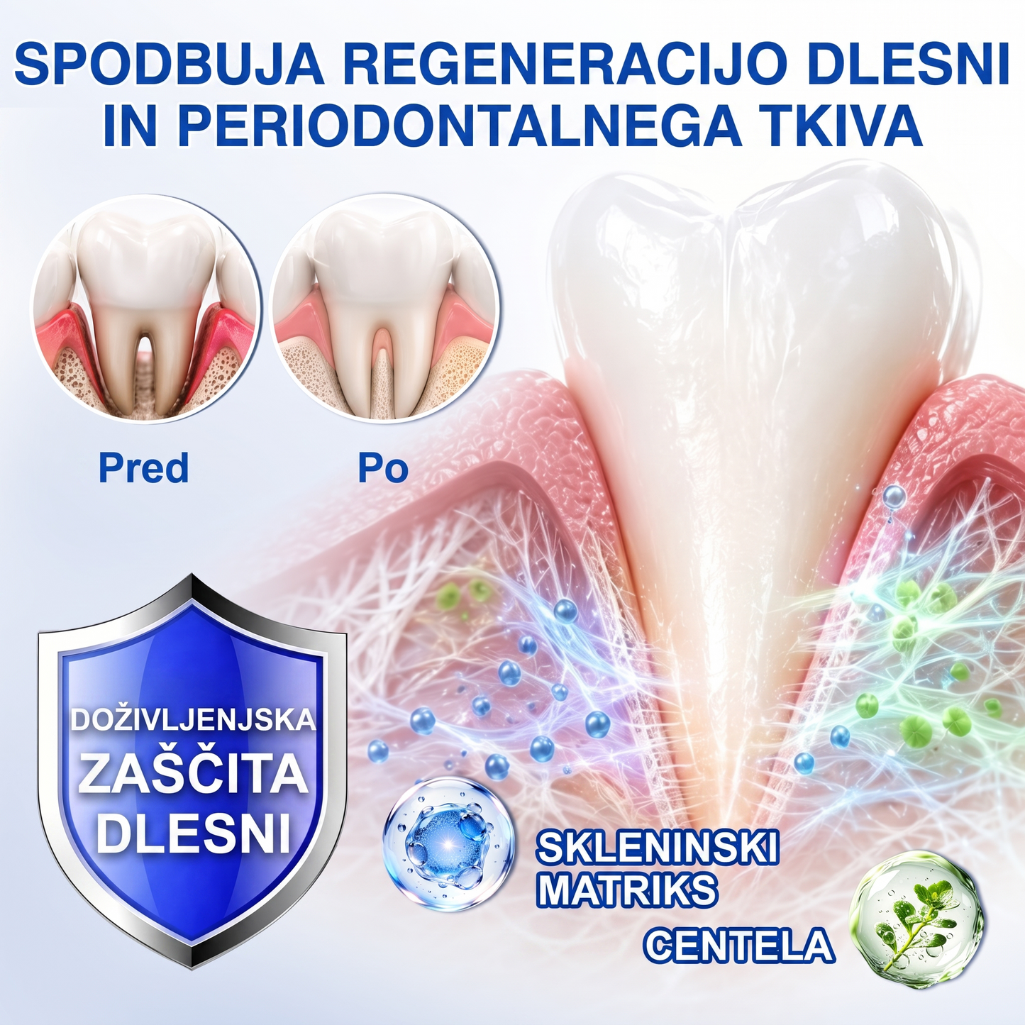 Zoencgz® 🦷🥗Antibakterijski gel za obnovo dlesni | Vidni učinki v 7 dneh