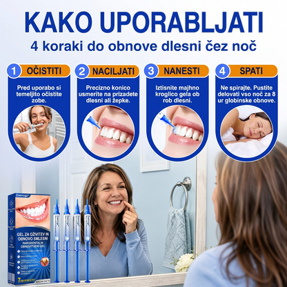 Zoencgz® 🦷🥗Antibakterijski gel za obnovo dlesni | Vidni učinki v 7 dneh