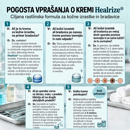 𝐇𝐞𝐚𝐥𝐫𝐢𝐳𝐞® 🧑‍⚕️🎍7-dnevna krema za odstranjevanje kožnih izrastkov in madežev🌿