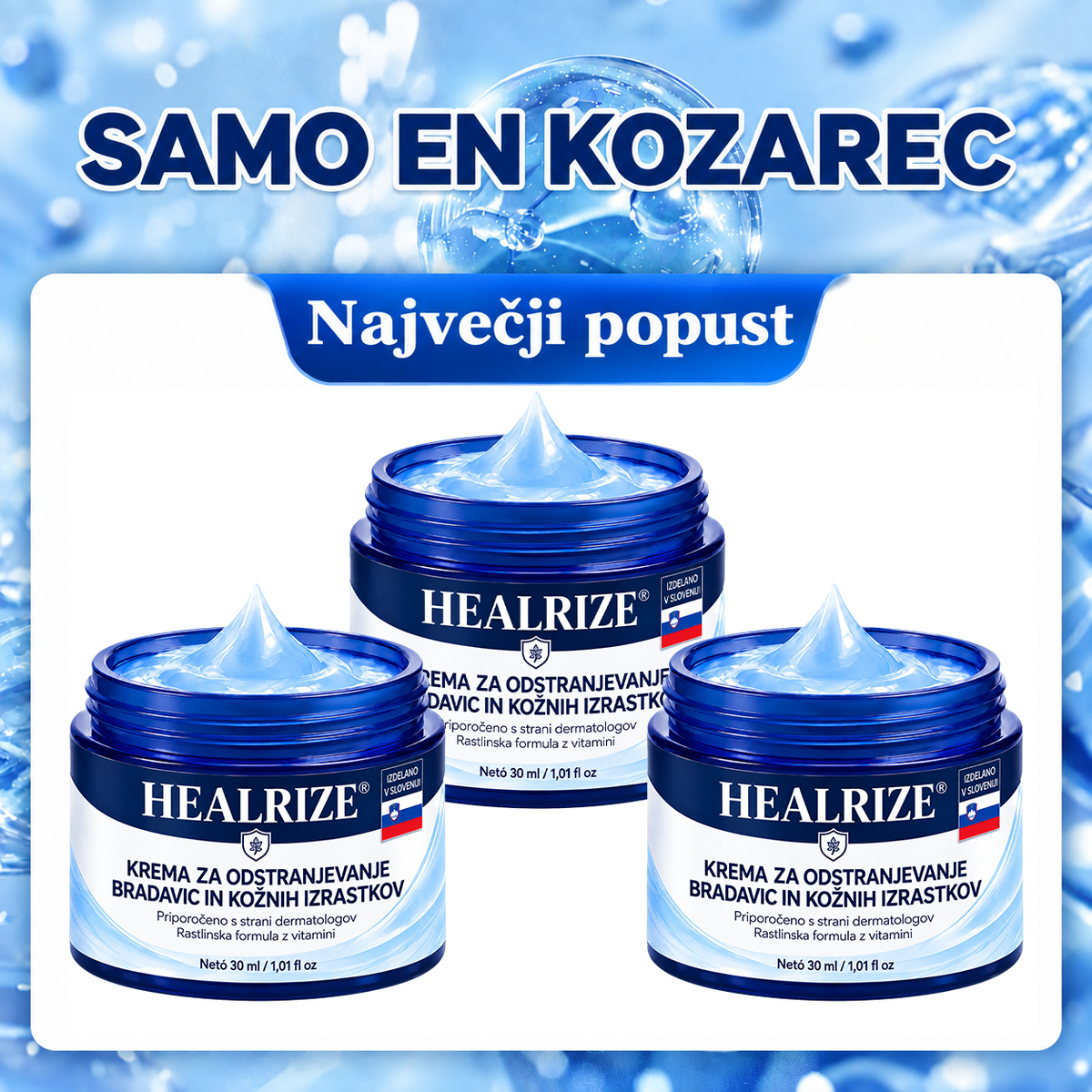 𝐇𝐞𝐚𝐥𝐫𝐢𝐳𝐞® 🧑‍⚕️🎍7-dnevna krema za odstranjevanje kožnih izrastkov in madežev🌿