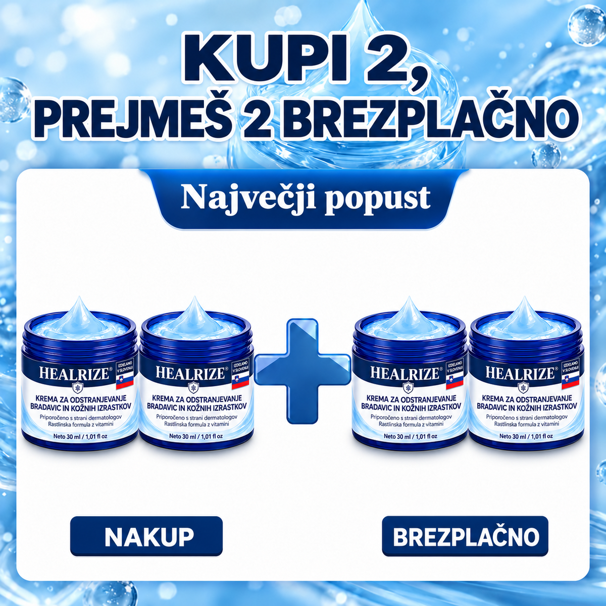 𝐇𝐞𝐚𝐥𝐫𝐢𝐳𝐞® 🧑‍⚕️🎍7-dnevna krema za odstranjevanje kožnih izrastkov in madežev🌿